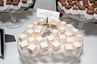 Ron Ben-Israel Cakes served samples of several varieties of its cakes.