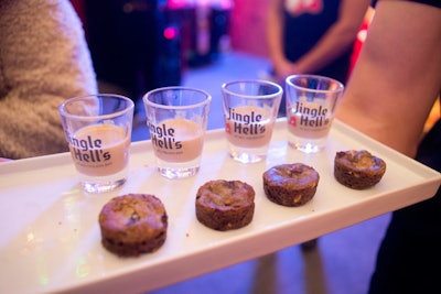 Guests could sip an alcoholic version of milk and cookies.