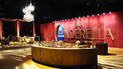 Cinderella movie launch at CBC Studio 40 custom decor design