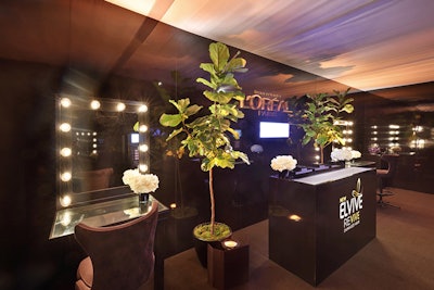 Sponsor L’Oréal Paris hosted a juice bar and makeup touch-ups.