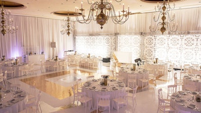 Fairmont Royal York Custom Event Design in Ontario Room for Corporate Client
