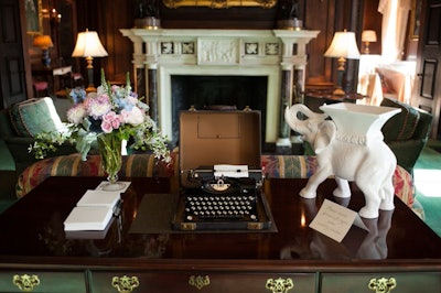 Personal notes were written or typed by wedding guests in lieu of a traditional guestbook
