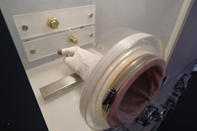 Technology developed in the GlueLab powered a space-suit glove that guests could operate in a zero-gravity environment as part of National Geographic’s “Experience Mars” activation.