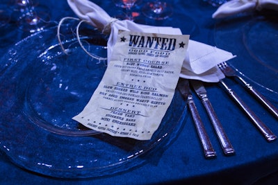 It’s in the details…a rustled up menu card