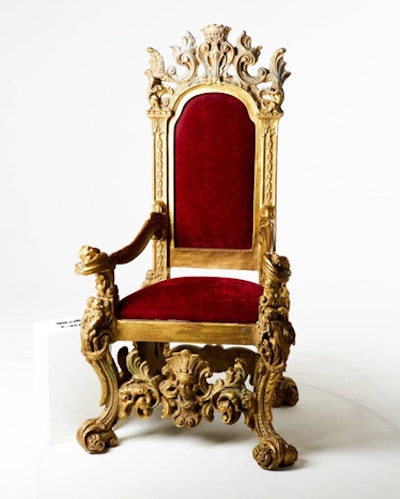The 72-inch Charles Throne, $475, available in New York from Acme Studio