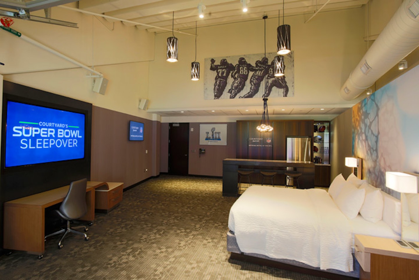 See How This Hotel Built a Room on the Field of Super Bowl LII BizBash