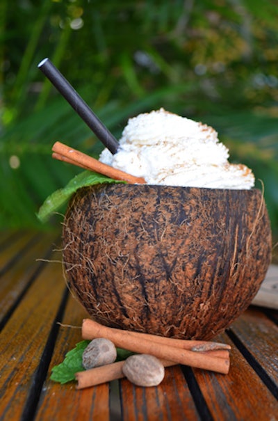 Coconut Milk Eggnog Cocktail