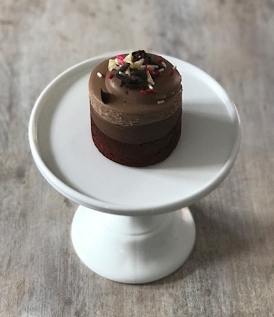 New York Food Company is offering a variety of sweet treats for Valentine’s Day. Options include individually sized red velvet chocolate mousse cakes, which will be available until February 16. The desserts cost $3.95 each and are available throughout Southern California.