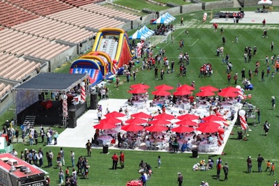 Corporate Family Fun Day at the Los Angeles Memorial Coliseum