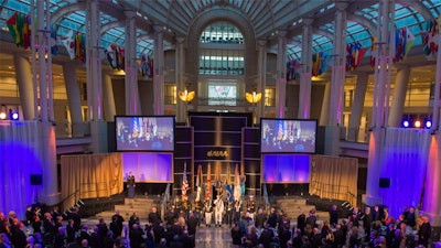 AIAA stage design at the Ronald Reagan Building and International Trade Center