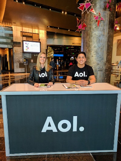 AOL at CES in Las Vegas