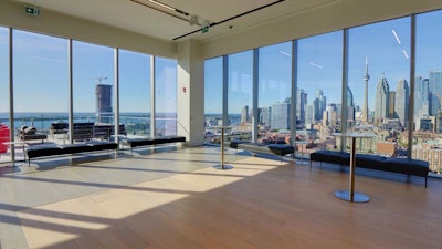 Dramatic views can be found from any location at The Globe and Mail Centre.