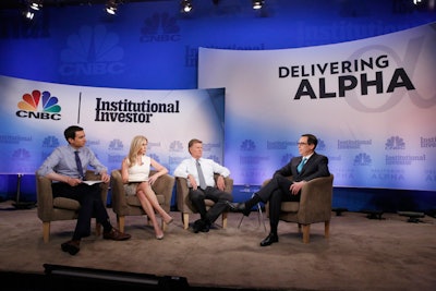 The 2017 Delivering Alpha conference took place at the Pierre in New York. The conference was CNBC's first live event when it launched in 2011.