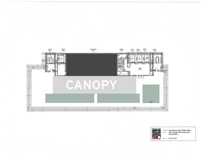Terrace Space Measurements - for seated guests