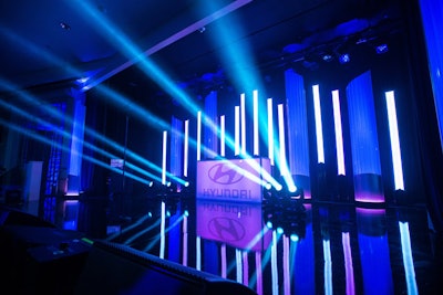 Hyundai returned for the second year as the official after-party sponsor. In addition to showcasing the first Hyundai Kona, the brand offered a photo booth, swag, and a stage where Betty Who performed.