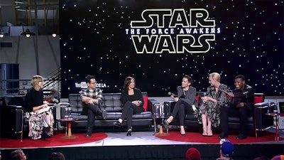 Star Wars The Force Awakens QnA Panel at YouTube Space LA
