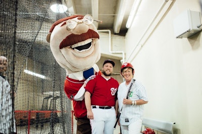 Surprise your guests with appearances by the famous Nationals mascots