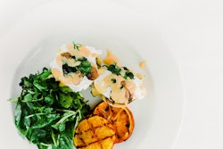 Artichoke Benedict Breakfast Top View 1