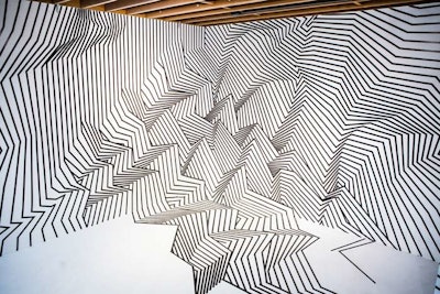 Darel Carey's simplistic yet striking black-and-white room offered the type of notice-me design that Instagrammers often search for in the form of street art or vibrantly painted city walls.