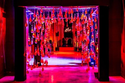 Diesel's inaugural Canada edition of its Red Room Party took over the space at 330 Bay Street in Toronto April 12. The entrance to the venue featured a hanging art installation created with condoms, which served as an Insta-worthy photo op.