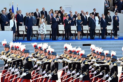 President Trump is said to have been inspired by the Bastille Day parade he observed in Paris last July as a guest of French President Emmanuel Macron.