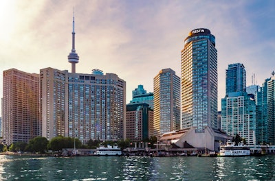 Harbour Exterior: Hotel sitting on the waterfront with access to Toronto Islands