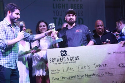 For the South Beach Wine & Food Festival’s 2017 Burger Bash, which was hosted by chef Rachael Ray, winners took home trophies topped with hamburgers.