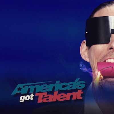 Wayne performing on America's Got Talent