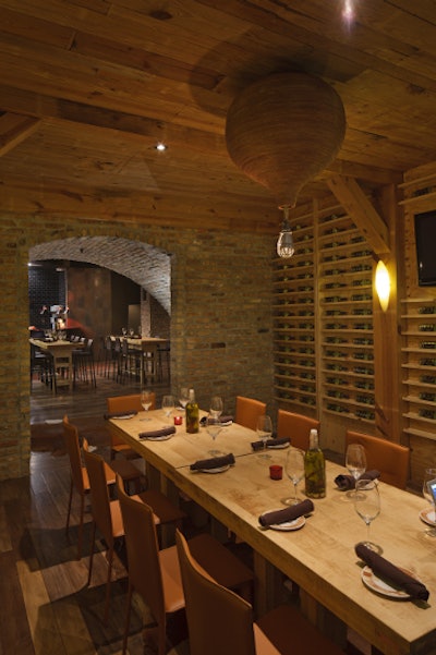 Cibo Wine Bar Coral Gables private dining room.
