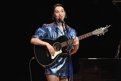 Grammy-winning artist St. Vincent performed during the summit.