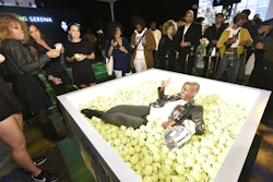 Riffing off the trend of plastic ball pits at events, the experience had a tennis ball pit that served as a popular photo op for guests. Kim-Smith explained her team intentionally didn’t include a photo booth, but wanted to provide attendees with Instagrammable moments.
