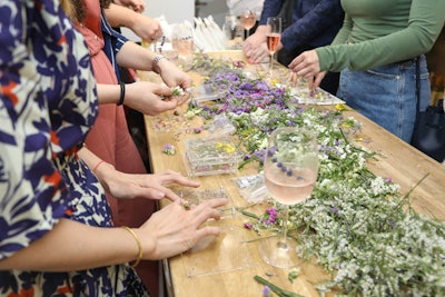 The Popup Florist’s Floral Coaster Station