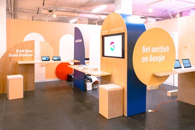 Google Chromebook also invited women to get hands-on with its products in a booth area.