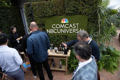 In addition to hosting a creativity and business workshop, Comcast and NBCUniversal hosted a cocktail reception.
