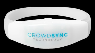 Our one-day use LED wristbands with full logo printing available - a branded souvenir!