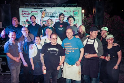 Twelve local chefs in total participated; in addition to Trees, they were Khai Vu, Jamie Tran, Chris Decker, Chris Belen, Gina Marinelli, Brian Howard, Jason Olson, Sheridan Su, Justin Kingsley Hall, Dan Kroemer, and Ralph Terrazzo.