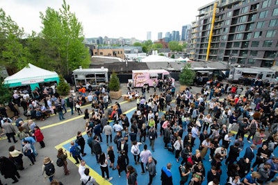 The C2 Village housed numerous local food trucks that offered some of Montréal's trendiest eats. As the entire conference was cashless, attendees could buy food with a credit card or with their Klik smart badges.