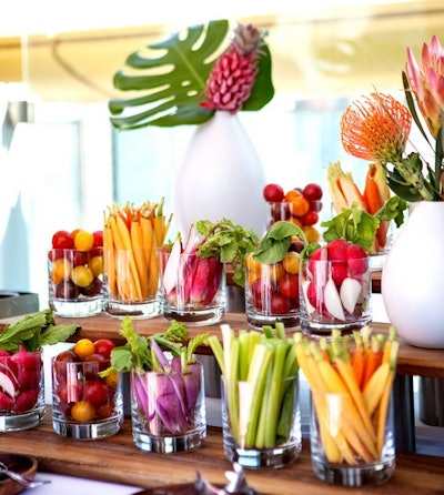 Crudite Set Up