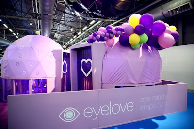 Eyelove, an online community for people who suffer chronic dry eye, was a presenting sponsor of the festival. The platform had a purple 'Eye Candy Emporium' that educated women about the importance of eye health.