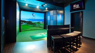 Golf Simulator 2nd Floor