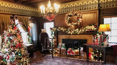 Have your next holiday gathering at Cheney Mansion, our warm festive décor will enchant you.