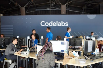 The on-site Codelabs allowed attendees to get hands-on coding experience at kiosks. The event also included Sandboxes, which were dedicated spaces to learn about and test Google’s latest products and platforms.