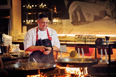 José Andrés’ Jaleo at the Cosmopolitan hotel in Las Vegas offers private paella classes at the restaurant, which boasts the country’s largest indoor paella grill. Head chef Luis Montesinos guides groups through the process, teaching them special techniques and the history of the dish. The classes cost $500, and can accommodate as many as 10 people (or more with a full restaurant buyout).