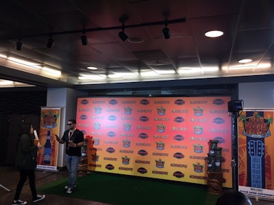 KROQ Weenie Roast Press Wall