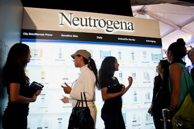 Neutrogena Backlit Wall Display