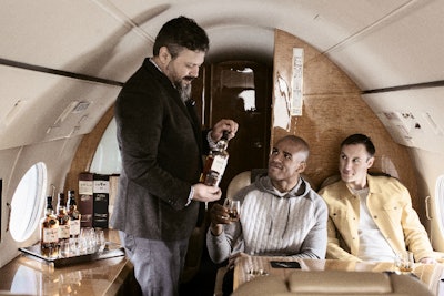 The Glenlivet Experience at 36,000 feet as part of the Pernod Ricard and JetSmarter partnership.