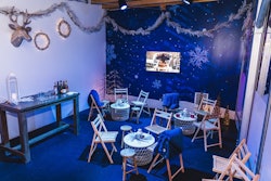 Polar Lounge offers a cozy rinkside space.