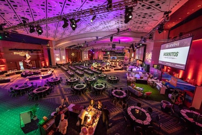 More than 2,300 Rammys guests headed upstairs at the Walter E. Washington Convention Center after the award ceremony for dinner, drinks, and dancing.