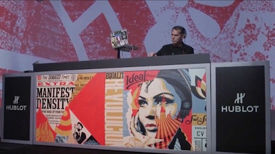 Shepard Fairey - Hublot DJ Booth