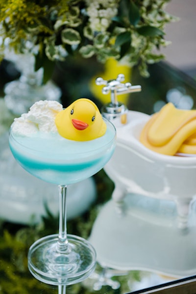 For the parents, even the cocktails were on-theme.